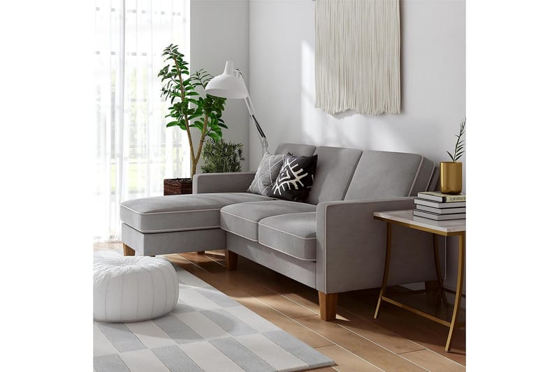 Bowen Divansofa Grå - Møbler - Sofaer - Sofa med sjeselong