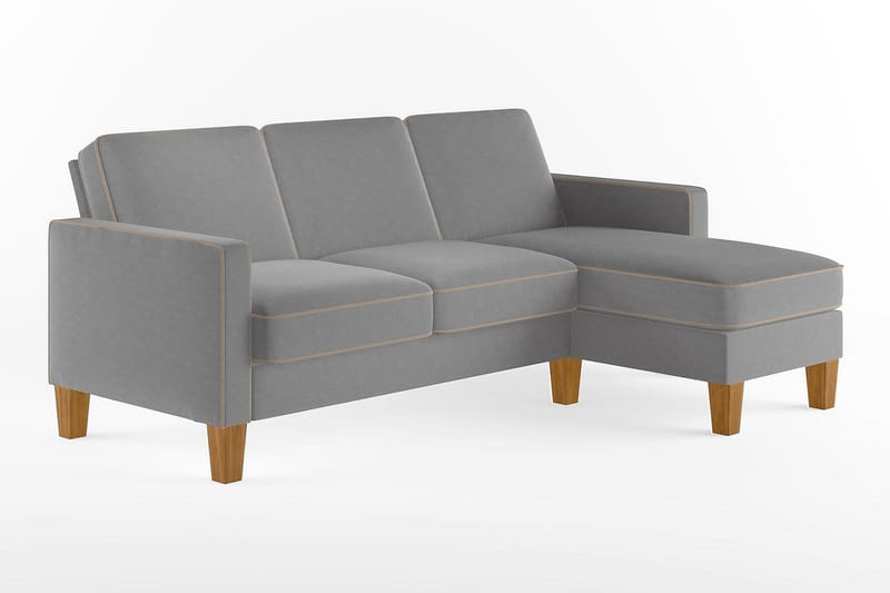 Bowen Divansofa Grå - Møbler - Sofaer - Sofa med sjeselong