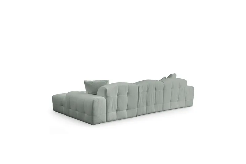 Buddy Sofa med Divan 4-seter - Grønn - Møbler - Sofaer - Sofa med sjeselong