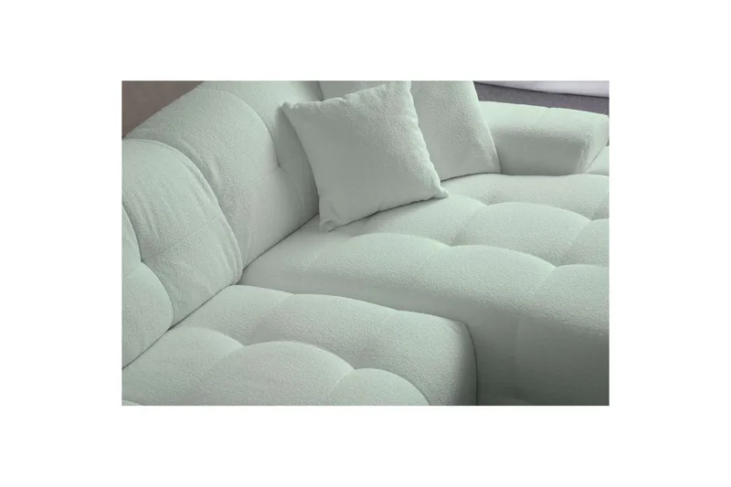 Buddy Sofa med Divan 4-seter - Grønn - Møbler - Sofaer - Sofa med sjeselong