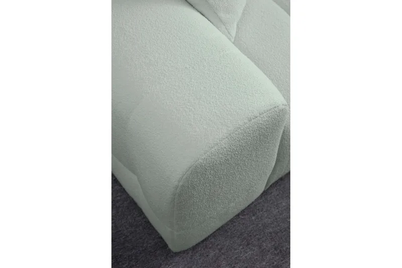 Buddy Sofa med Divan 4-seter - Grønn - Møbler - Sofaer - Sofa med sjeselong