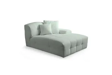 Buddy Sofa med Divan 4-seter - Grønn - Møbler - Sofaer - Sofa med sjeselong