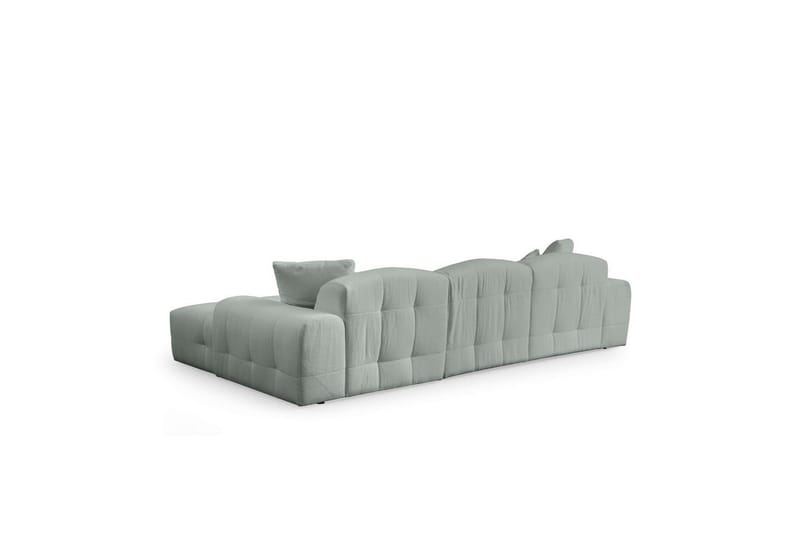 Buddy Sofa med Divan 4-seter - Grønn - Møbler - Sofaer - Sofa med sjeselong