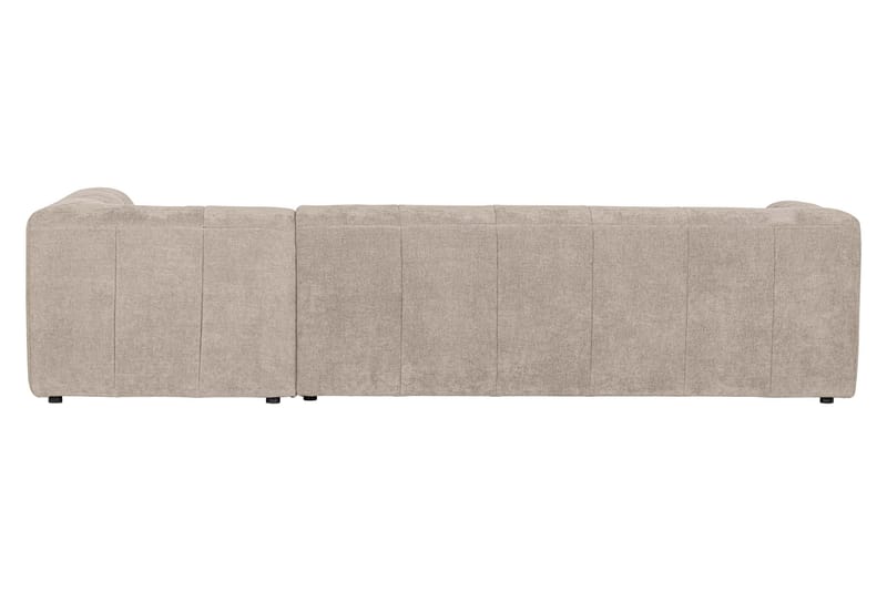 Buksekrok 4-seters Sofa Høyre - Sand - Møbler - Sofaer - Sofa med sjeselong