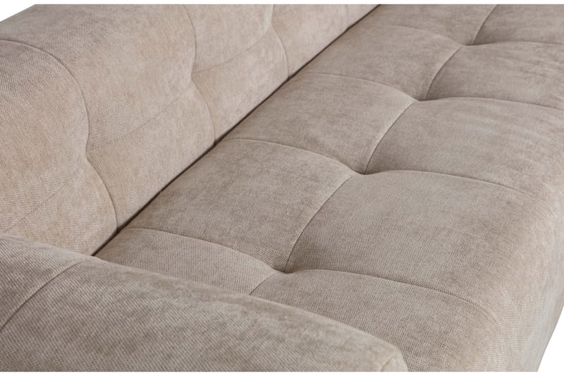 Buksekrok 4-seters Sofa Høyre - Sand - Møbler - Sofaer - Sofa med sjeselong