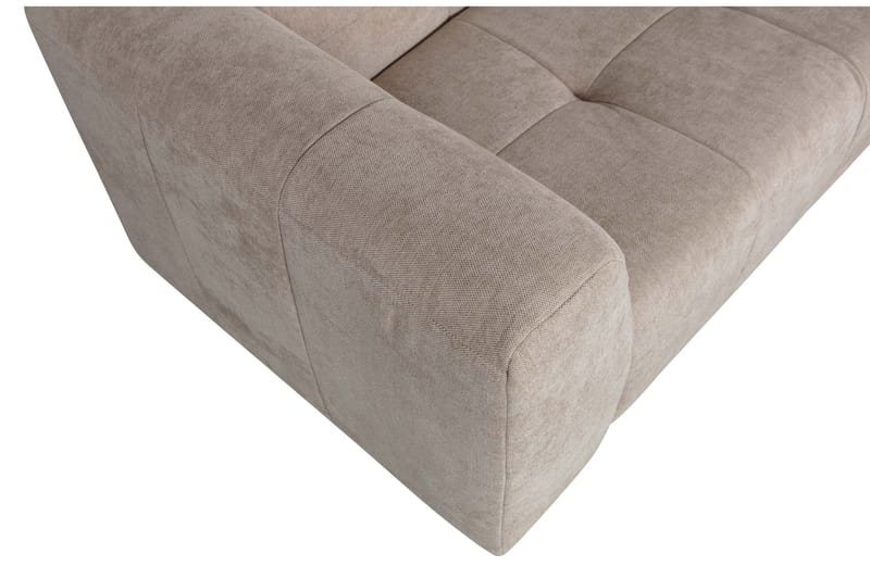 Buksekrok 4-seters Sofa Høyre - Sand - Møbler - Sofaer - Sofa med sjeselong