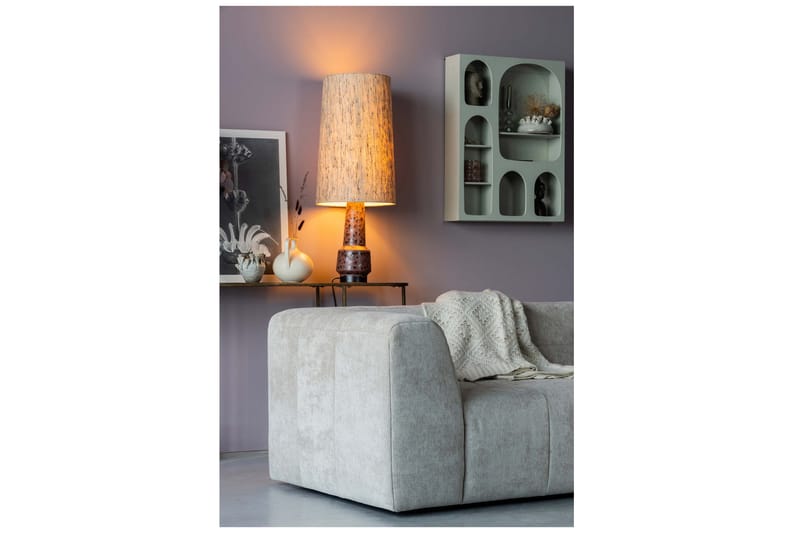 Buksekrok 4-seters Sofa Høyre - Sand - Møbler - Sofaer - Sofa med sjeselong