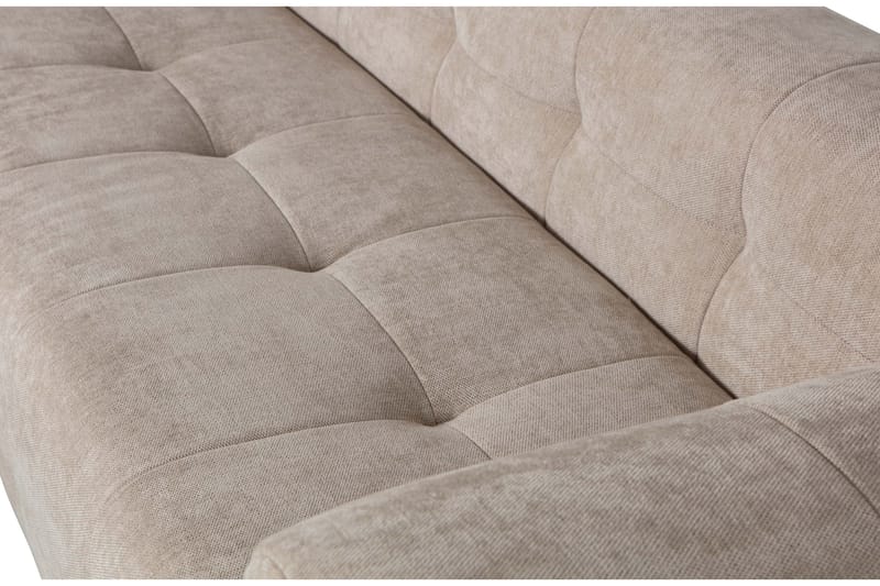 Byxelkroken 4-seters Sofa Venstre - Sand - Møbler - Sofaer - Sofa med sjeselong