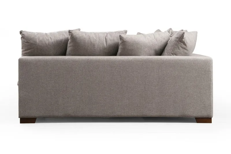 Castelloli 4-seter U-formet Hjørnesofa med Divan og Sjeselong i Stoff - Lysegrå - Møbler - Sofaer - Hjørnesofa - Hjørnesofa med divan