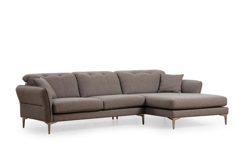 Chandara Sofa med Divan 3-seter, Grå
