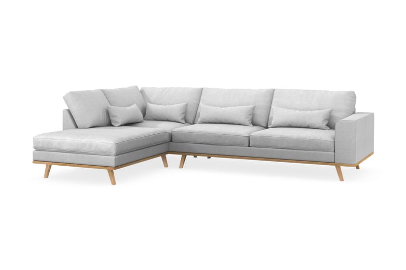 Copenhagen 2,5-seters L-Sofa Lin - Sofa med sjeselong - 2 seters sofa med divan