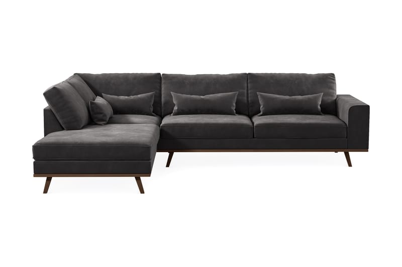 Copenhagen 2,5-seters L-Sofa - Mørkegrå - Møbler - Sofaer - Sofa med sjeselong