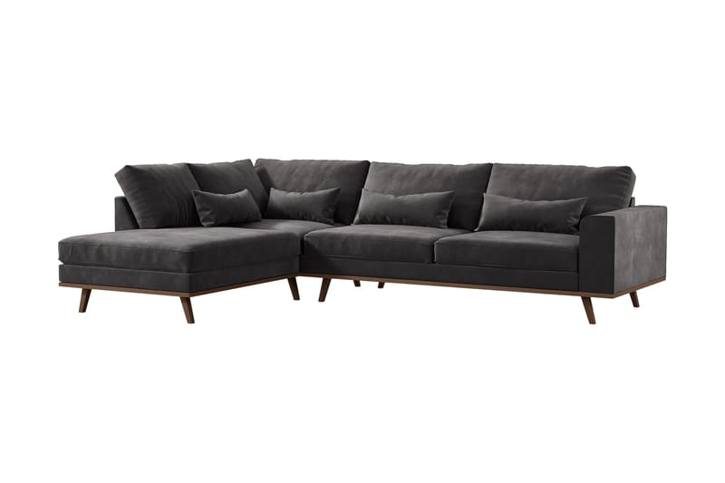 Copenhagen 2,5-seters L-Sofa - Mørkegrå - Møbler - Sofaer - Sofa med sjeselong