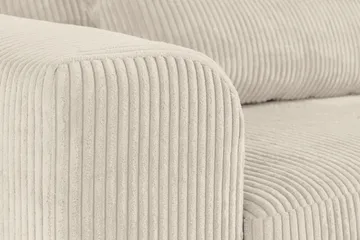 Copenhagen 4-seters Høyrevendt L-formet Divansofa i Manchester - Beige - Møbler - Sofaer - Sofa med sjeselong