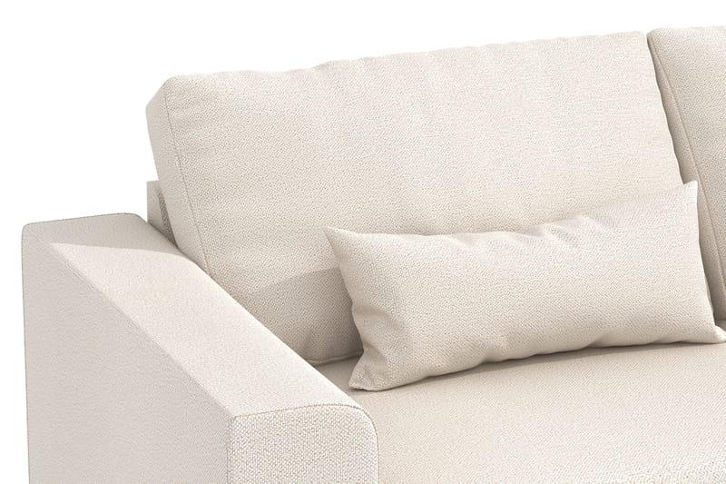 Copenhagen 4-seters Høyrevendt L-formet Divansofa i Stoff - Beige - Møbler - Sofaer - Sofa med sjeselong