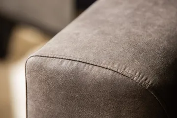 Copenhagen 4-seters Høyrevendt L-formet Sjeselongsofa i Kunstlær - Mørk grå - Møbler - Sofaer - Sofa med sjeselong