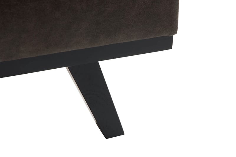 Copenhagen 4-seters Høyrevendt L-formet Sjeselongsofa i Kunstlær - Mørk grå - Møbler - Sofaer - Sofa med sjeselong