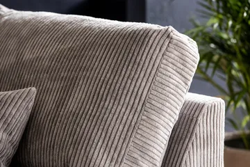 Copenhagen 4-seters Høyrevendt L-formet Sjeselongsofa i Manchester - Lys grå - Møbler - Sofaer - Sofa med sjeselong