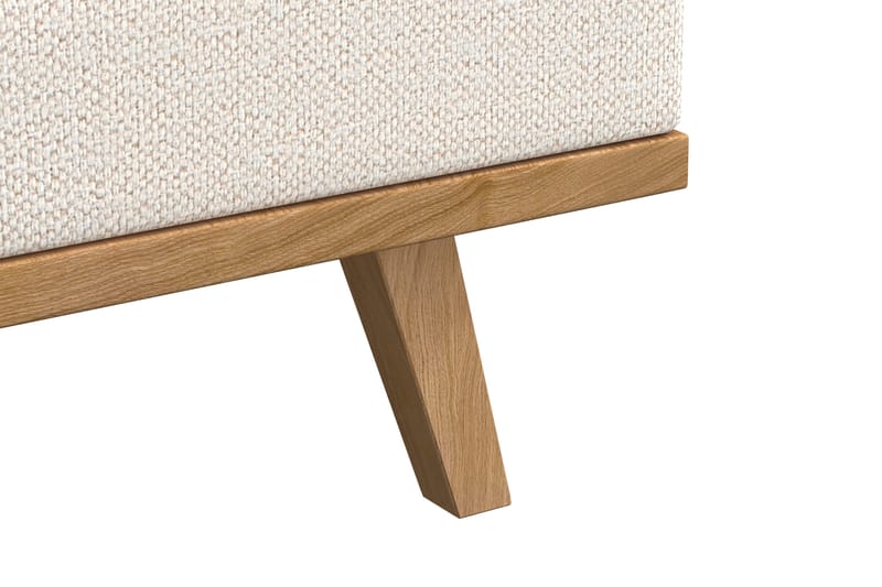 Copenhagen 4-seters Høyrevendt L-formet Sjeselongsofa i Stoff - Beige - Møbler - Sofaer - Sofa med sjeselong