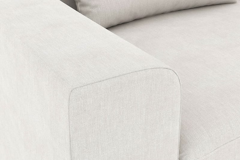 Copenhagen 4-seters Høyrevendt L-formet Sjeselongsofa i Stoff - Lys grå - Møbler - Sofaer - Sofa med sjeselong