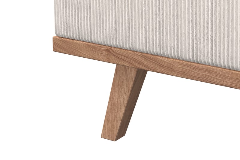 Copenhagen 4-seters Venstrevendt L-formet Divansofa i Manchester - Beige - Møbler - Sofaer - Sofa med sjeselong
