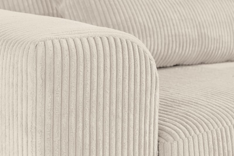 Copenhagen 4-seters Venstrevendt L-formet Divansofa i Manchester - Beige - Møbler - Sofaer - Sofa med sjeselong