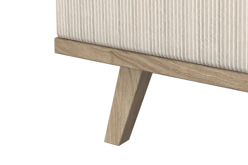 Copenhagen 4-seters Venstrevendt L-formet Divansofa i Manchester - Beige - Møbler - Sofaer - Sofa med sjeselong