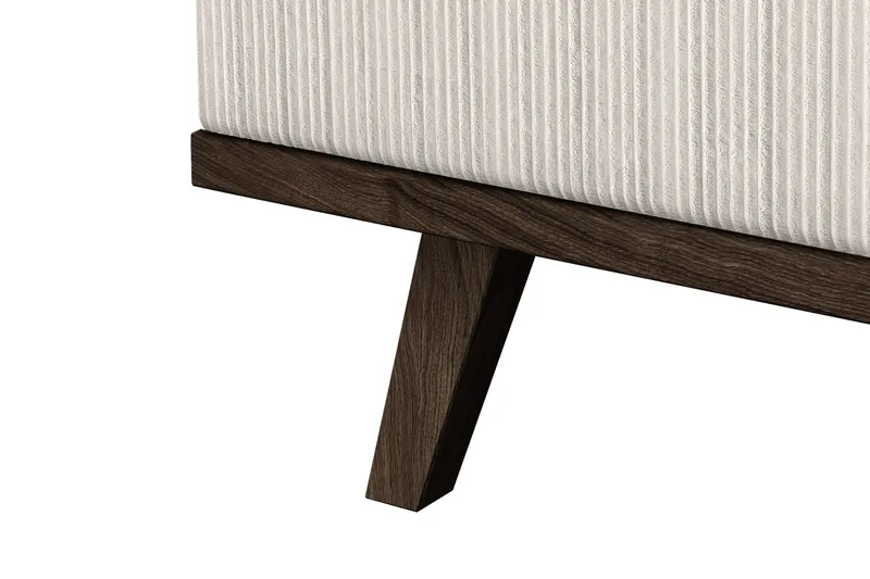 Copenhagen 4-seters Venstrevendt L-formet Divansofa i Manchester - Beige - Møbler - Sofaer - Sofa med sjeselong