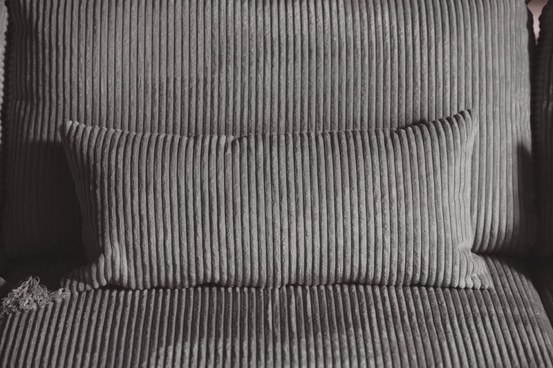 Copenhagen 4-seters Venstrevendt L-formet Divansofa i Manchester - Mørk grå - Møbler - Sofaer - Sofa med sjeselong