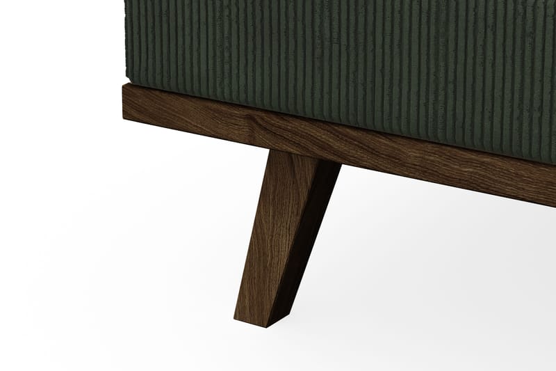 Copenhagen 4-seters Venstrevendt L-formet Divansofa i Manchester - Mørk grønn - Møbler - Sofaer - Sofa med sjeselong