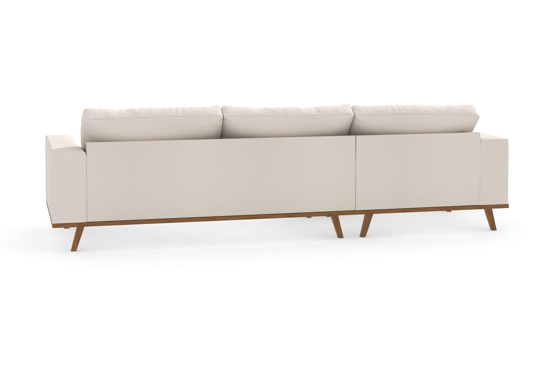 Copenhagen 4-seters Venstrevendt L-formet Divansofa i Stoff - Beige - Møbler - Sofaer - Sofa med sjeselong