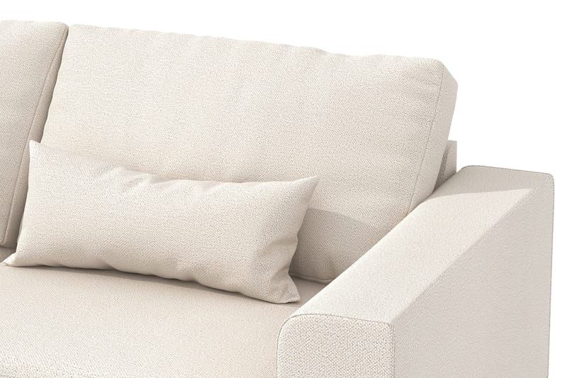 Copenhagen 4-seters Venstrevendt L-formet Divansofa i Stoff - Beige - Møbler - Sofaer - Sofa med sjeselong