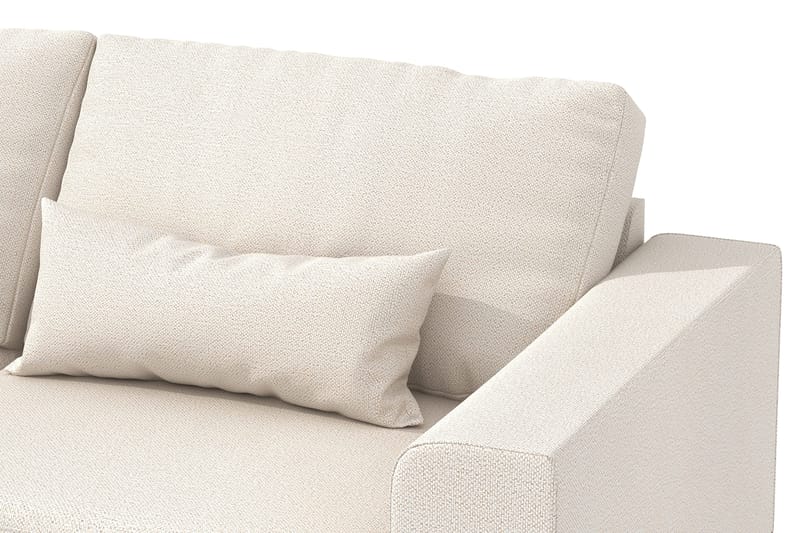 Copenhagen 4-seters Venstrevendt L-formet Divansofa i Stoff - Beige - Møbler - Sofaer - Sofa med sjeselong