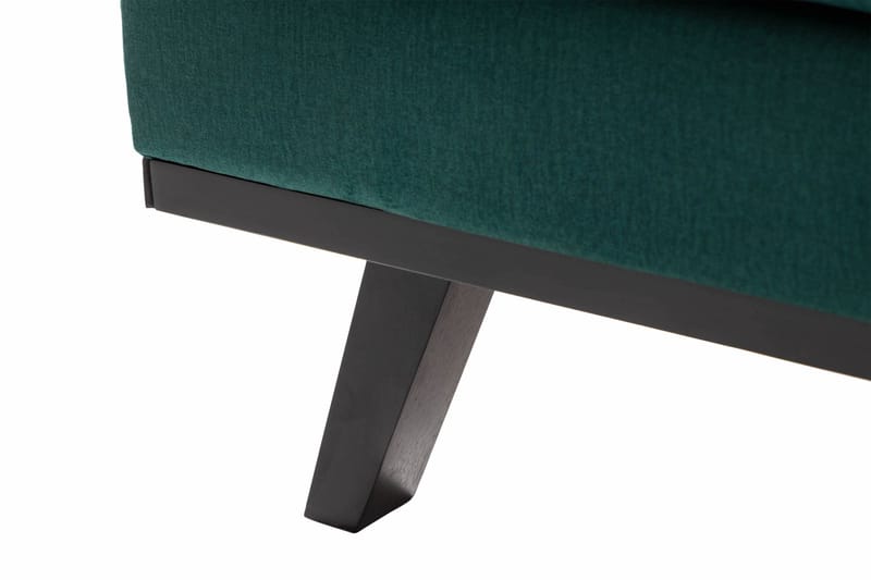 Copenhagen 4-seters Venstrevendt L-formet Sjeselongsofa i Fløyel - Grønn - Møbler - Sofaer - Sofa med sjeselong