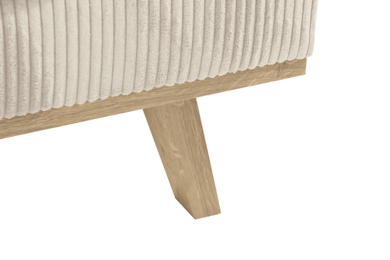 Copenhagen 4-seters Venstrevendt L-formet Sjeselongsofa i Manchester - Beige - Møbler - Sofaer - Sofa med sjeselong