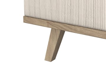 Copenhagen 4-seters Venstrevendt L-formet Sjeselongsofa i Manchester - Beige - Møbler - Sofaer - Sofa med sjeselong