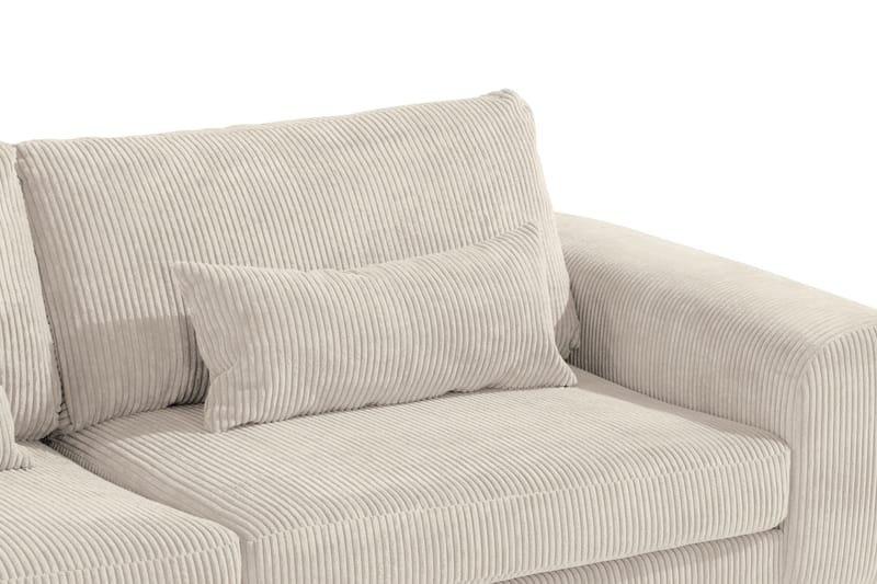 Copenhagen 4-seters Venstrevendt L-formet Sjeselongsofa i Manchester - Beige - Møbler - Sofaer - Sofa med sjeselong