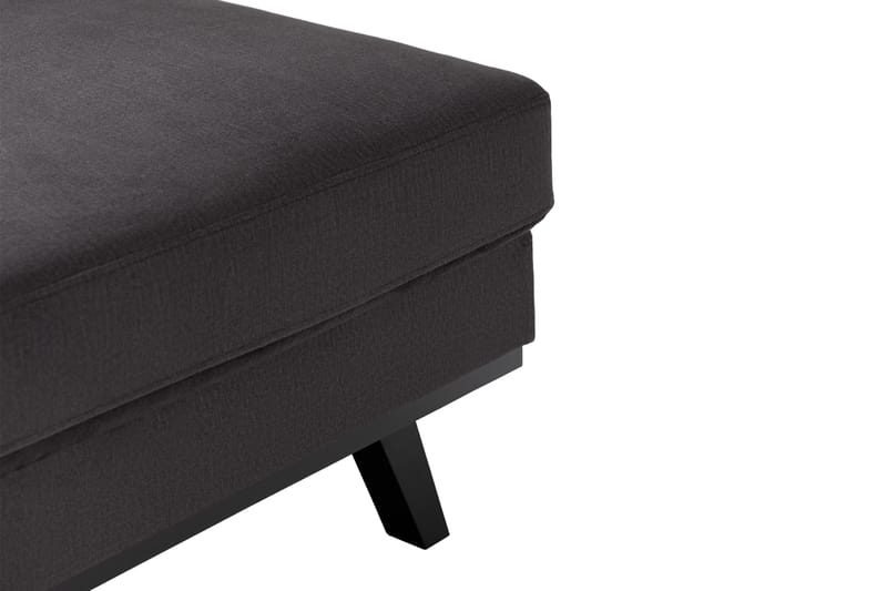 Copenhagen Compact 3-seters Vendbar L-formet Divansofa i Fløyel - Mørk grå - Møbler - Sofaer - Sofa med sjeselong