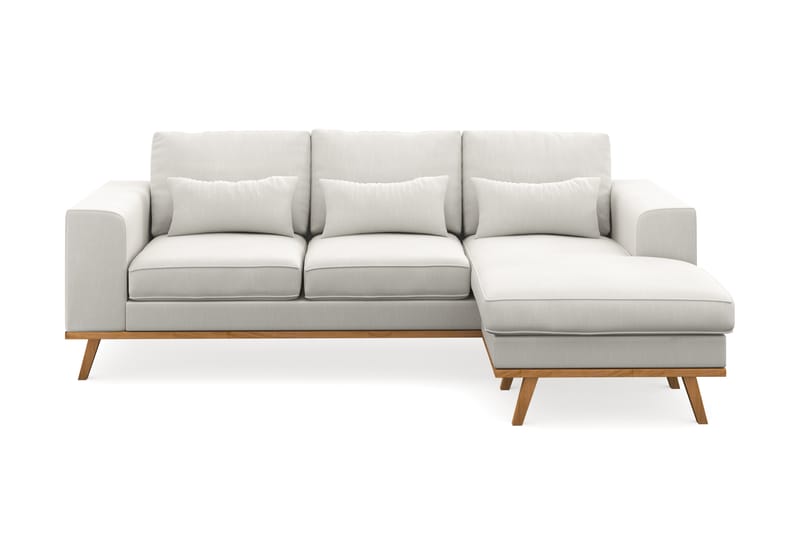Copenhagen Divansofa Vendbar Lin - Beige - Møbler - Sofaer - Sofa med sjeselong