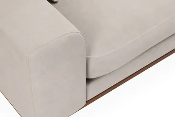 Copenhagen Premium 4-personers Højrevendt L-formet Dyb Divansofa i Stoff - Beige - Møbler - Sofaer - Sofa med sjeselong