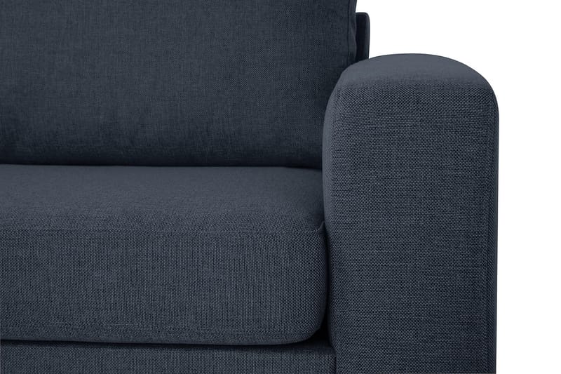Crazy 2,5-seters Sofa med Sjeselong Venstre - Mørkeblå - Sofa med sjeselong