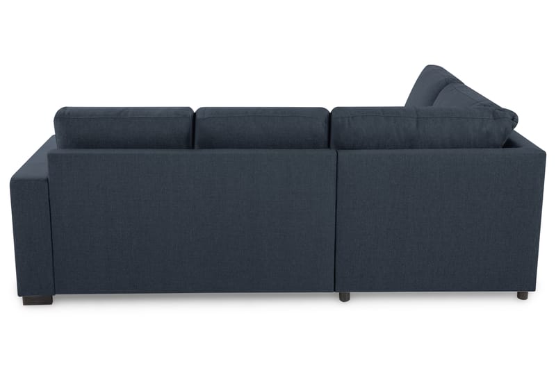 Crazy 2-seters L-Sofa Venstre - Mørkeblå - 3 seters sofa med divan - Sofa med sjeselong