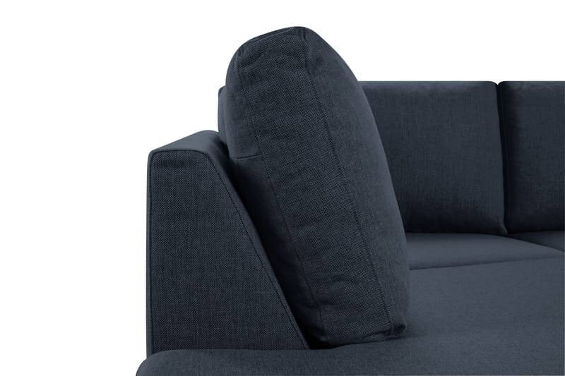 Crazy 2-seters L-Sofa Venstre - Mørkeblå - Sofa med sjeselong - 3 seters sofa med divan