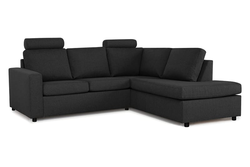 Crazy 2-seters Sofa med Sjeselong Høyre - Antrasitt - Sofa med sjeselong - 2 seters sofa med divan