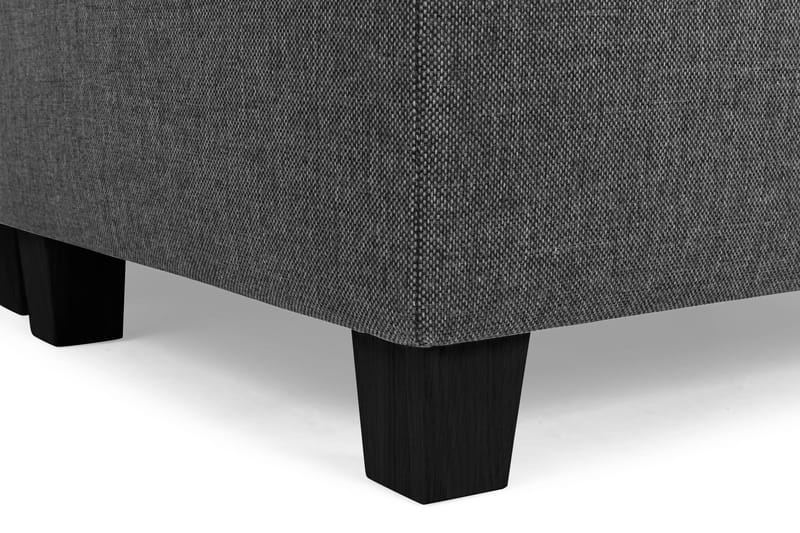 Crazy 3-seters Høyrevendt L-formet Sjeselongsofa i Stoff - Antrasitt - Møbler - Sofaer - Sofa med sjeselong - 2 seters sofa med divan