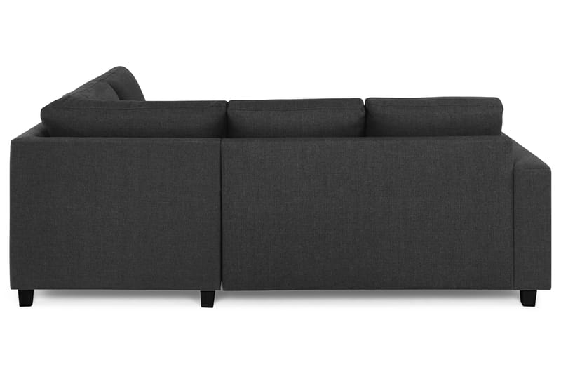 Crazy 3-seters Høyrevendt L-formet Sjeselongsofa i Stoff - Antrasitt - Møbler - Sofaer - Sofa med sjeselong