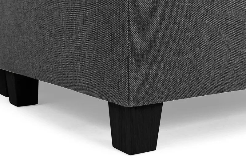 Crazy 3-seters Høyrevendt L-formet Sjeselongsofa i Stoff - Antrasitt - Møbler - Sofaer - Sofa med sjeselong - 3 seters sofa med divan