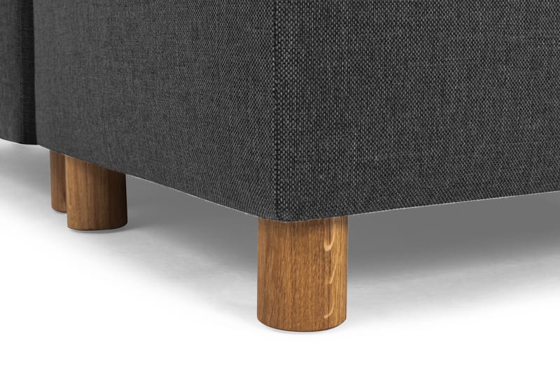 Crazy 3-seters Høyrevendt L-formet Sjeselongsofa i Stoff - Antrasitt - Møbler - Sofaer - Sofa med sjeselong - 3 seters sofa med divan