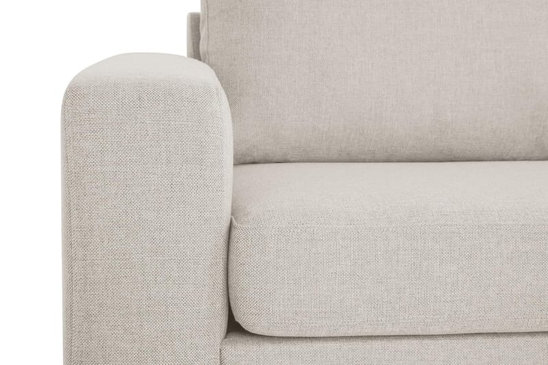 Crazy 3-seters Høyrevendt L-formet Sjeselongsofa i Stoff - Beige - Møbler - Sofaer - Sofa med sjeselong