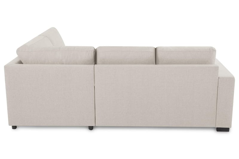 Crazy 3-seters Høyrevendt L-formet Sjeselongsofa i Stoff - Beige - Møbler - Sofaer - Sofa med sjeselong